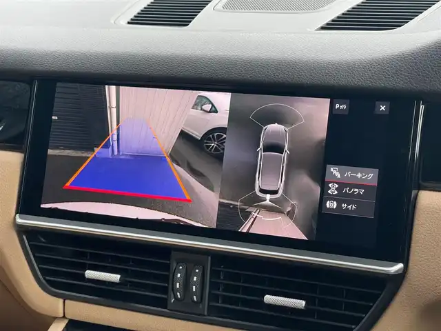 ポルシェ カイエン 山梨県 2018(平30)年 4.7万km ピュアホワイト パノラマサンルーフ /茶革 /ACC/全周囲C/純正メモリナビ　/カープレイ　/レザー　/パワーシート　/シートＨ　/ＬＫＡ　/ＢＳＡ　/Ｐバックドア　/エントリードライブ　/ＬＥＤ　/Ａハイビーム　/保証書