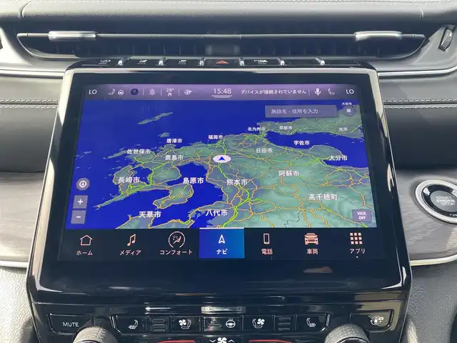 クライスラー・ジープ ジープ グランドチェロキーＬ リミテッド 福岡県 2022(令4)年 2.3万km 黒 ・アダプティブクルーズコントロール/・純正メモリーナビ/・USB/AUX/・全方位カメラ/・黒革シート/全席シートヒーター/・前後ドライブレコーダー/・地デジ/・ETC/・純正18AW/・LEDヘッドライト/・保証書