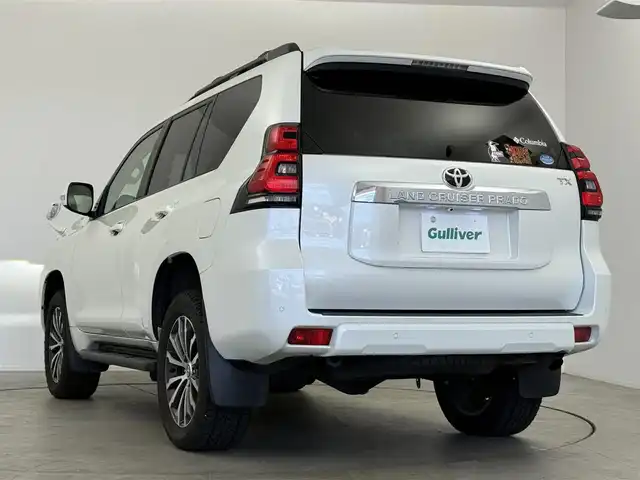 トヨタ ランドクルーザー プラド TX Lパッケージ 愛知県 2020(令2)年 3.9万km ホワイトパールクリスタルシャイン サンルーフ/ルーフレール/7人乗り/ベージュレザー/アルパインナビ　/(ＣＤ／ＤＶＤ／ＢＴ／フルセグ)/ＨＤＭＩ/USB/デジタルインナーミラー/バックカメラ/ＥＴＣ　/クルーズコントロール/トヨタセーフティセンス/クリアランスソナー/ワイパーデアイザー　/パワーシート　/シートヒーター　/エアーシート　/アルミホイール　/スマートキー