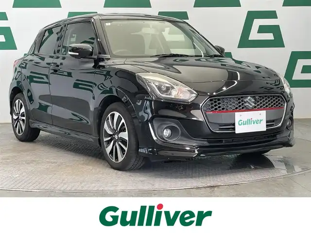 スズキ スイフト RSt 鹿児島県 2018(平30)年 5.6万km スーパーブラックパール 純正ナビ/(フルセグTV/Bluetooth/DVD/CD)/全方位カメラ/横滑り防止/LEDヘッドライト/オートライト/運転席シートヒーター/前後ドライブレコーダー/ETC/純正アルミホイール/フロアマット/プッシュスタート/スマートキー