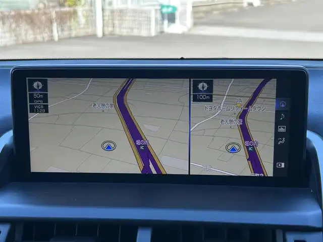 レクサス ＮＸ 300 スパイス&シック 愛知県 2020(令2)年 4万km ソニッククォーツ 純正10.3インチワイドナビ/　AM/FM・CD/DVD・BT・USB/ムーンルーフ/全方位カメラ/パノラミックビューモニター/プリクラッシュセーフティシステム/レーントレーシングアシスト/アダプティブハイビームシステム/レーダークルーズコントローズ/先行車発進告知機能/ブラインドスポットモニター/パーキングサポートブレーキ/パワーバックドア/三眼LEDヘッドランプ/ステアリングヒーター/前席シートヒーター/エアシート/パワーシート/運転席シートメモリー/純正18インチAW/純正フロアマット/ETC2.0/カードキー/保証書/取説