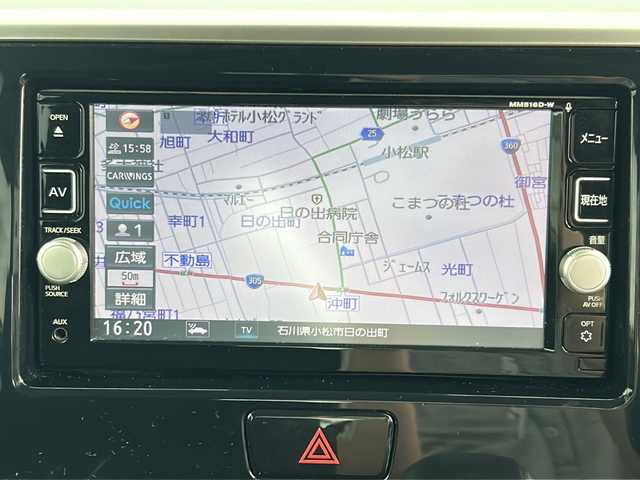 日産 デイズ ルークス ハイウェイスターX Gパッケージ 石川県 2017(平29)年 4.5万km プレミアムパープルP 純正ナビ/DVD/フルセグ/Bluetooth/SD/衝突軽減ブレーキ/プッシュスタート/アラウンドビューモニター/ETC/純正15インチAW/オートLEDヘッドライト/フォグライト/横滑り防止装置/ウィンカーミラー/純正フロアマット/スマートキー