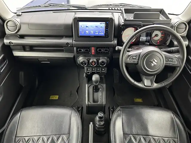 スズキ ジムニー XC 群馬県 2019(令1)年 3万km ブルーイッシュブラックパール3 純正７インチナビ　衝突軽減ブレーキ　車線逸脱警報　バックカメラ　オートマチックハイビーム　クルーズコントロール　シートヒーター　ステアリングスイッチ　ドライブレコーダー　ＬＥＤヘッドライト　禁煙車