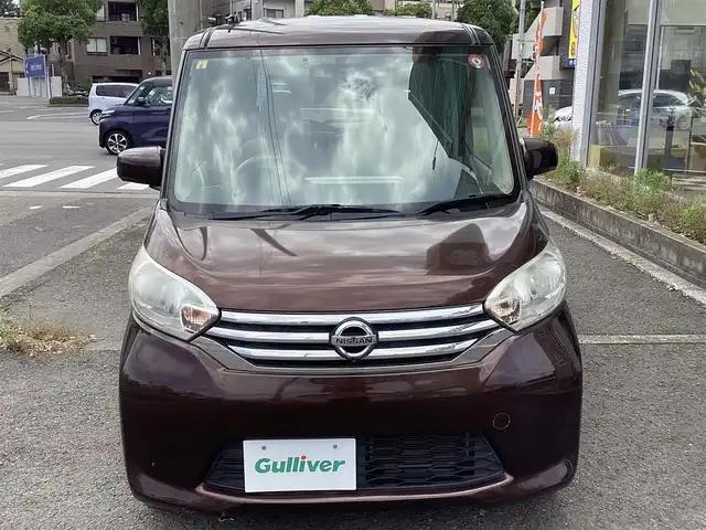 日産 デイズ ルークス X 鹿児島県 2014(平26)年 6.4万km モカブラウンP 社外ナビ：MDV-X701W/　フルセグTV・DVD・SD/全方位カメラ・バックカメラ/ETC/パワースライドドア/アイドリングストップ/キーレス X 2/新車保証書/取扱説明書/ナビ取扱説明書