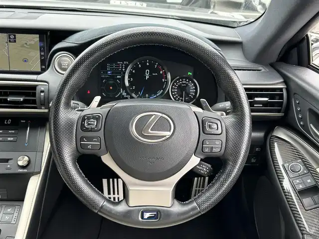 レクサス ＲＣ Ｆ カーボンエクステリアパッケージ 東京都 2018(平30)年 2.7万km グラファイトブラックガラスフレーク 純正ナビ/バックカメラ/ビルトインETC2.0/パワーシート/シートヒーター/ベンチレーションシート/ハンドルヒーター/3眼LEDヘッドライト/レクサスセーフティシステム＋/・プリクラッシュセーフティ/・レーンディパーチャーアラート/・オートマチックハイビーム/・ブラインドスポットモニター/・レーダークルーズコントロール/・コーナーセンサー