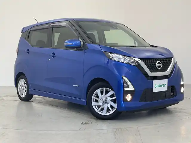 日産 デイズ ハイウェイスターX 愛知県 2020(令2)年 4.1万km オーシャンブルーP 純正ナビ/・フルセグ/・Bluetooth/・CD/バックカメラ/フォグランプ/ステアリングスイッチ/ETC/ドライブレコーダー/コーナーセンサー/ABS/車線逸脱抑制装置/横滑り防止装置/盗難防止装置/衝突軽減ブレーキ/オートライト/LEDヘッドライト/カーテンエアバック/純正アルミホイール/スマートキー