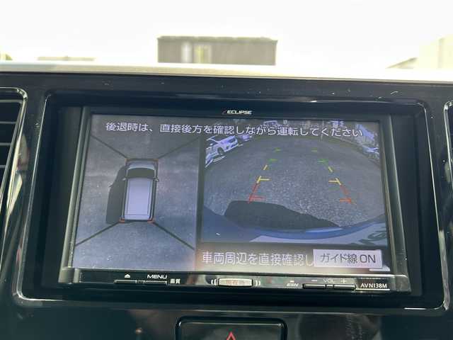 日産 デイズ ルークス X Vセレクション 熊本県 2019(令1)年 1.9万km ホワイトソリッド/アイスブルー 衝突軽減ブレーキ/プッシュスタート/社外ナビ/アラウンドビューモニター/ETC/純正14インチAW/両側パワースライドドア/前後コーナーセンサー/横滑り防止装置/フロアマット/ドアバイザー