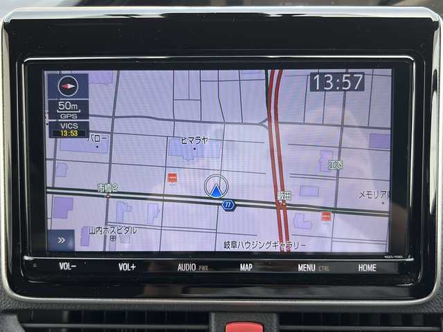 トヨタ エスクァイア ハイブリッド Gi 岐阜県 2018(平30)年 10.4万km スパークリングブラックパールクリスタルシャイン /純正9インチSDナビ(NSZT-Y68T)/(Bluetooth/AM/FM/DISC)//バックカメラ//TVキャンセラー//純正レザーシート/(前席シートヒーター)//純正フリップダウンモニター//両側パワースライドドア//プリクラッシュセーフティ//レーンキープアシスト//オートマチックハイビーム//クルーズコントロール//ドライブレコーダー//LEDヘッドライト//フォグランプ//ビルトインＥＴＣ//純正15インチAW//スマートキー//スペアキーx1