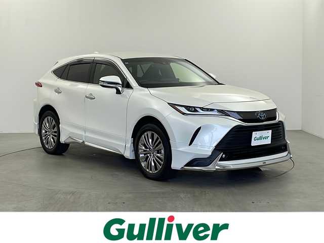 トヨタ ハリアー ハイブリッド Z 栃木県 2021(令3)年 2.5万km ホワイトパールクリスタルシャイン トヨタセーフティセンス/モデリスタエアロ(フロント、サイド、リア)/純正メモリナビ/Bluetooth/フルセグ/追従型クルーズコントロール/バックカメラ/デジタルインナーミラー型ドラレコ/ビルトインETC2.0/前後ドライブレコーダー/プッシュスタート/スマートキー/スペアキー