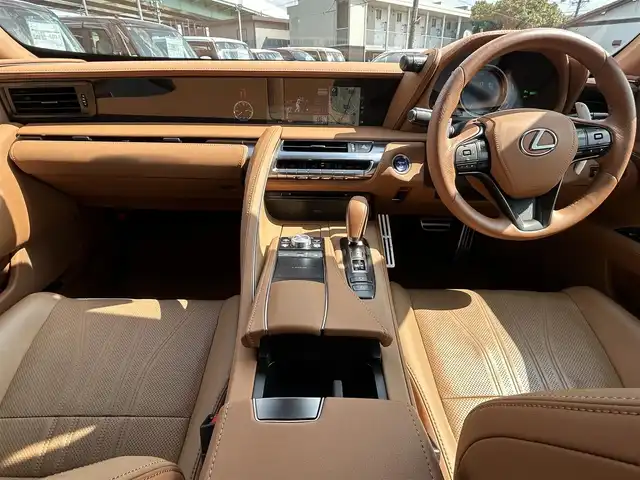 レクサス ＬＣ 500h Lパッケージ 愛知県 2019(平31)年 5.5万km ラディアントレッドコントラストレイヤリング スマートキー/プッシュスタート/ガラスルーフ/マークレビンソンサウンド/純正メーカーナビ/フルセグTV（キャンセラー付き）/BT/バックカメラ/ビルトインETC/純正21インチAW/純正キャリパー/レクサスセーフティセンス/BSM/HUD/レーダークルーズコントロール/クリアランスソナー/前後ドライブレコーダー/レザーシート/前席パワーシート（D席メモリー付き）/前席シートヒーター /エアシート/ハンドルヒーター /純正フロアマット/取説、保証書/スペアキー