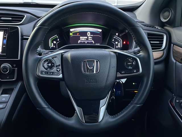 ホンダ ＣＲ－Ｖ ハイブリッド EX・マスターピース 岩手県 2019(平31)年 7万km ルーセブラックM ワンオーナー　パノラマサンルーフ　バックモニター　ドラレコ　アダプティブクルコン　コーナーセンサー　衝突軽減ブレーキ　車線維持支援　ＬＥＤオートライト　純正ナビＴＶ　ＥＴＣ２．０　本革シート