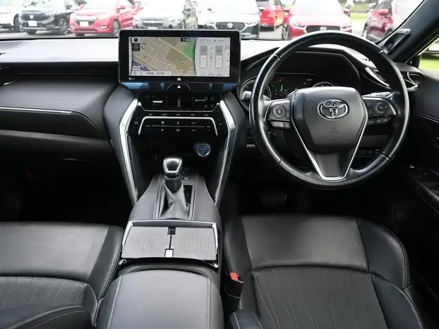 トヨタ ハリアー ハイブリッド Z 千葉県 2020(令2)年 4.7万km ブラック Toyota Safety Sense/・プリクラッシュセーフティ/・レーンディパーチャーアラート/・オートハイビーム/・レーダークルーズコントロール/・ブラインドスポットモニター/ヘッドアップディスプレイ/デジタルインナーミラー/JBLサウンド/12.3インチ純正コネクティッドナビ/地デジTV/【Bluetooth接続】/パノラミックビューモニター/運転席パワーシート/ハーフレザーシート/革巻きステアリング/ステアリングスイッチ/ETC（2.0）/LEDヘッドライト/フォグライト/ウインカーミラー/クリアランスソナー/純正19インチアルミホイル/サイド/カーテン/ニーエアバッグ/スマートキー