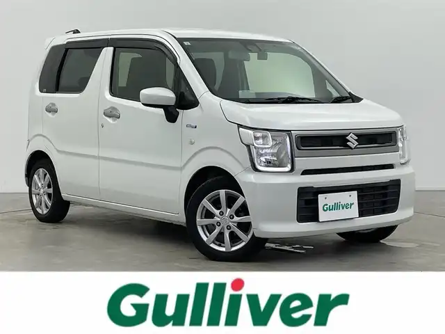 スズキ ワゴンＲ HYBRID FX リミテッド 富山県 2019(平31)年 3.4万km ピュアホワイトP 4WD/社外ナビ【CN-RE07D】/(AM/FM/CD/DVD/SD/BT)/フルセグTV/バックカメラ/ヘッドアップディスプレイ/衝突被害軽減ブレーキ/レーンキープアシスト/オートLEDヘッドライト/横滑り防止装置/ETC/ドライブレコーダー前後/スマートキー×２/前席シートヒーター/プッシュスタート/社外フロアマット/アイドリングストップ/純正14インチAW/ドアバイザー