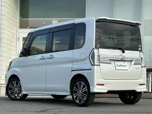 ダイハツ タント カスタム RS トップED SAⅡ 兵庫県 2016(平28)年 8.9万km パールホワイトⅢ 純正7インチナビ/Bluetooth接続/フルセグ/両側パワースライドドア/バックカメラ/ETC/USB入力端子/ベンチシート/ドアバイザー/LEDヘッドライト/横滑り防止装置/スマートキー