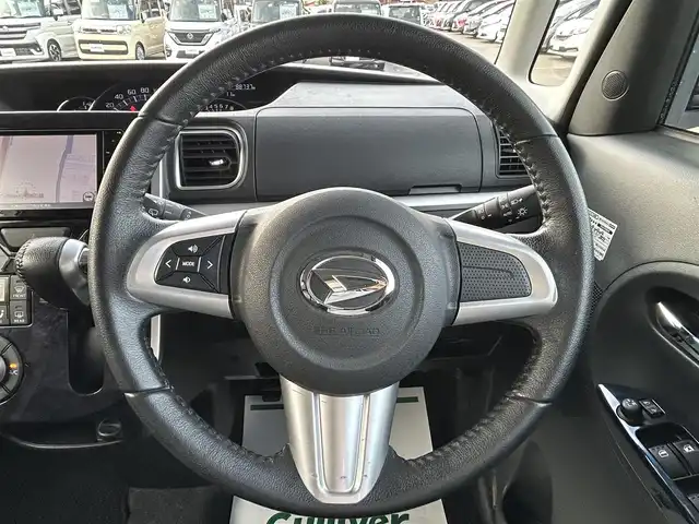 ダイハツ タント カスタム RS トップED SAⅡ 兵庫県 2016(平28)年 8.9万km パールホワイトⅢ 純正7インチナビ/Bluetooth接続/フルセグ/両側パワースライドドア/バックカメラ/ETC/USB入力端子/ベンチシート/ドアバイザー/LEDヘッドライト/横滑り防止装置/スマートキー