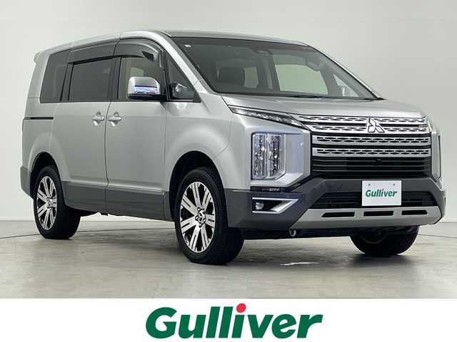 三菱 デリカＤ：５ P 山口県 2020(令2)年 1.4万km スターリングシルバーM 純正１０.１型ナビ/（CD/DVD/USB/フルセグ）/全方位カメラ/オートステップ/e-Assist/・衝突軽減ブレーキシステム/・低車速域衝突軽減ブレーキシステム/・車線逸脱警報システム/・レーダークルーズコントロール/・誤発進抑制機能/両側パワースライドドア/前席シートヒーター/パワーバックドア/ブラインドスポットモニター/ステアリングヒーター/オートＬＥＤライト/本革ステアリング/スマートキー