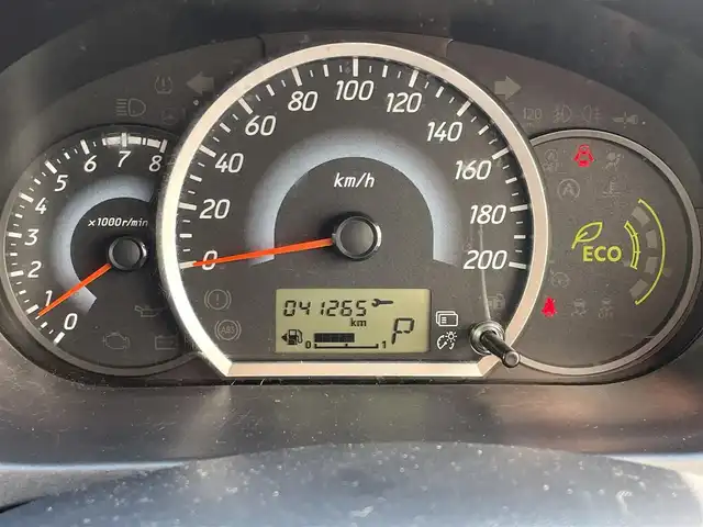 三菱 ミラージュ G 群馬県 2014(平26)年 4.2万km ピレネーブラック 純正SDナビゲーション/（CD/DVD/SD/BT/フルセグTV）/バックカメラ/ETC/アイドリングストップ/ハロゲンライト/オートライト/ヘッドライトレベライザー/プッシュスタート/ドアバイザー/電格ミラー/純正フロアマット/純正ホイールキャップ