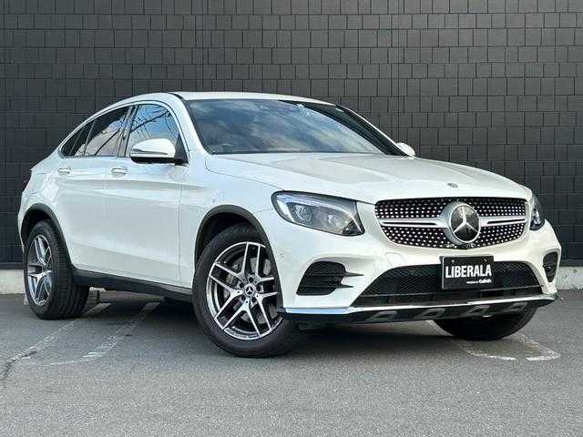 メルセデス・ベンツ ＧＬＣ２２０ d 4マチック クーペ スポーツ 本革 埼玉県 2018(平30)年 6.5万km ダイヤモンドホワイト 黒赤革コンビシート/サンルーフ/純正HDDナビ/(Bluetooth/USB/CD/フルセグ)/シートヒーター/レーダーセフティＰＫＧ/ヘッドアップディスプレイ/ＬＥＤヘッドライト/パワーバックドア/全方位カメラ/ブルメスターサウンド