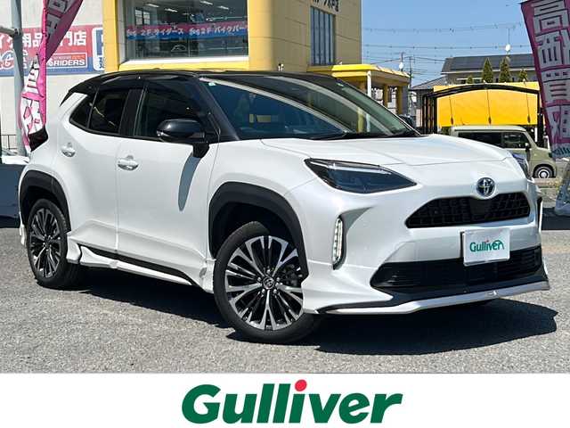 トヨタ ヤリスクロス ハイブリッド Z 茨城県 2023(令5)年 2.6万km ブラックマイカ/プラチナホワイトパールマイカ ワンオーナー/モデリスタフルエアロ/純正ディスプレイオーディオ/　（CD/BT/フルセグ/USB）/バックカメラ/トヨタセーフティセンス/ETC/ドライブレコーダー/レーダークルーズコントロール/前席パワーシート/前席シートヒーター/純正フロアマット/ハーフレザーシート/ハンドルヒーター/LEDヘッドライト/純正18inAW/スマートキー/ステアリングスイッチ/保証書/取扱説明書/スペアキー/社外ホイールスタットレスタイア4本セットあり