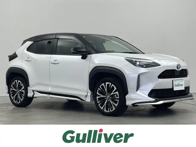 トヨタ ヤリスクロス ハイブリッド Z 埼玉県 2023(令5)年 2.6万km ブラックマイカ/プラチナホワイトパールマイカ モデリスタフルエアロ/純正ディスプレイオーディオ/　（CD/BT/フルセグ/USB）/バックカメラ/トヨタセーフティセンス/ETC/ドライブレコーダー/レーダークルーズコントロール/前席パワーシート/前席シートヒーター/純正フロアマット/ハーフレザーシート/ハンドルヒーター/LEDヘッドライト/純正18inAW/スマートキー/ステアリングスイッチ/保証書/取扱説明書/スペアキー/社外ホイールスタットレスタイア4本セットあり