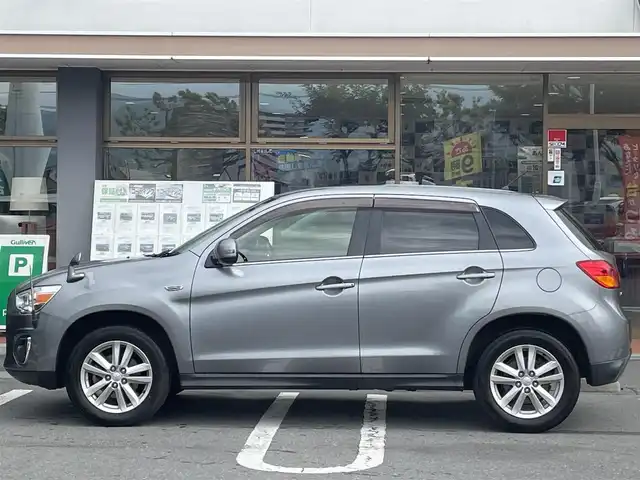 三菱 ＲＶＲ G 長野県 2013(平25)年 11.3万km ガンＭ 社外ナビ（CD、DVD、IPOD、AUX）/バックカメラ/ワンセグテレビ/社外ETC/アイドリングストップ/横滑り防止装置/盗難防止装置/純正フロアマット/ダブルエアバック/ハロゲンヘッドライト/純正ドアバイザー/社外スタッドレス積み込み/４WD/取扱説明書