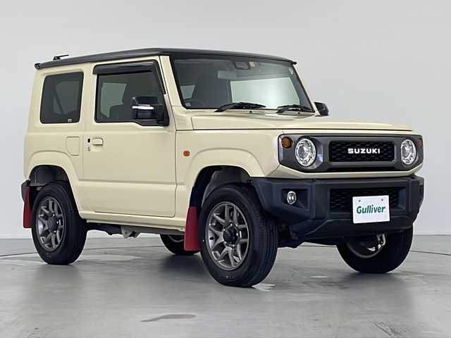 スズキ ジムニー XC 岐阜県 2020(令2)年 4.5万km シフォンアイボリーメタリックブラック2トーンルーフ スズキレーダーブレーキサポートシステム/レーンキープアシスト/社外7インチナビ/　(AM/FM/CD/DVD/Bluetooth/フルセグTV)/バックカメラ/ドライブレコーダー/ETC/LEDヘッドライト/クルーズコントロール/パートタイム4WD/シートヒーター/ダウンヒルアシストコントロール/ヘッドライトウォッシャー/純正アルミホイール/純正フロアマット/純正ドアバイザー/純正マッドガード