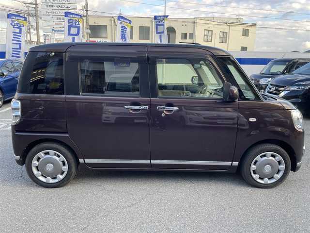 ダイハツ ムーヴ キャンバス G メイクアッフ SA Ⅱ 兵庫県 2016(平28)年 4.1万km プラムブラウンクリスタルマイカ 禁煙車/衝突被害軽減ブレーキ/社外ナビＴＶ/（NX815W/CD/DVD/FMAM/フルセグTV)/純正ドライブレコーダー/純正LEDオートライト/純正LEDフォグ/純正セキュリティアラーム/純正フロアマット/両側電動スライドドア/クリアランスソナー/アイドリングストップ/オートエアコン/ETC/スマートキー/プッシュエンジンスタート/スペアキー/新車時保証書/取扱い説明書