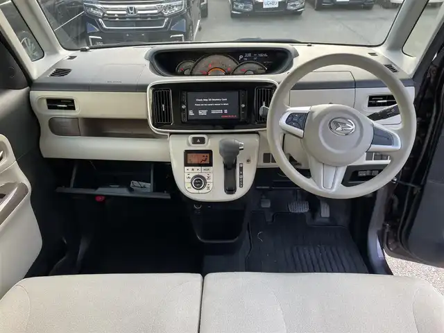 ダイハツ ムーヴ キャンバス G メイクアッフ SA Ⅱ 兵庫県 2016(平28)年 4.1万km プラムブラウンクリスタルマイカ 禁煙車/衝突被害軽減ブレーキ/社外ナビＴＶ/（NX815W/CD/DVD/FMAM/フルセグTV)/純正ドライブレコーダー/純正LEDオートライト/純正LEDフォグ/純正セキュリティアラーム/純正フロアマット/両側電動スライドドア/クリアランスソナー/アイドリングストップ/オートエアコン/ETC/スマートキー/プッシュエンジンスタート/スペアキー/新車時保証書/取扱い説明書