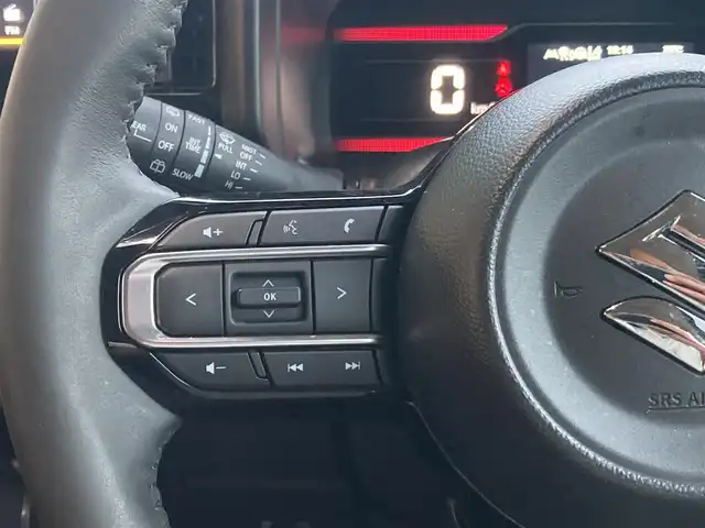 スズキ スペーシア カスタム HYBRID XS 長崎県 2024(令6)年 0.9万km ブルーイッシュブラックパール3 衝突被害軽減ブレーキ/両側パワースライドドア/ドライブレコーダー/メーカーOPナビ/・Bluetooth接続/・Apple Car Play/Android Auto/・フルセグTV/・USB/HDMI接続/全方位カメラ・バックカメラ/ヘッドアップディスプレイ/レーダークルーズコントロール/レーンキープアシスト/LEDオートヘッドライト/シーケンシャルウィンカー/電子パーキング/オートホールド機能/ハーフレザーシート/シートヒーター/ステアリングスイッチ/ステアリングヒーター/後席サーキュレーター/ETC/ISOFIX/後席USB充電ポート