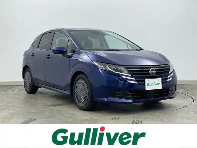日産 ノート X 岡山県 2024(令6)年 0.8万km オーロラフレアブルーパール プロパイロット/純正9インチナビ　MM223D-L/地デジフルセグ/Bluetooth/SD/アラウンドビューモニター/インテリジェントルームミラー/LEDヘッドライト/エマージェンシーブレーキ/ビルトインETC2.0/純正フロアマット/オートライト /レーンキープアシスト/踏み間違い防止/ブラインドスポットモニター/前後コーナーセンサー/プッシュスタート /スマートキー/新車保証書/取扱説明書