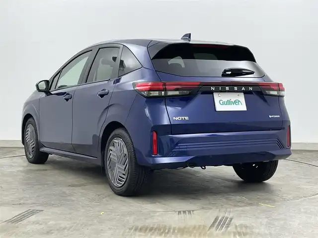 日産 ノート X 岡山県 2024(令6)年 0.8万km オーロラフレアブルーパール プロパイロット/純正9インチナビ　MM223D-L/地デジフルセグ/Bluetooth/SD/アラウンドビューモニター/インテリジェントルームミラー/LEDヘッドライト/エマージェンシーブレーキ/ビルトインETC2.0/純正フロアマット/オートライト /レーンキープアシスト/踏み間違い防止/ブラインドスポットモニター/前後コーナーセンサー/プッシュスタート /スマートキー/新車保証書/取扱説明書