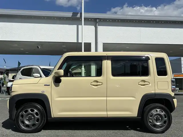 スズキ ハスラー HYBRID G 熊本県 2022(令4)年 3.7万km シフォンアイボリーM ワンオーナー/社外ナビ（CN-RE07D）/【フルセグTV/CD/DVD/SD/BT】/バックカメラ/衝突軽減ブレーキ/車線逸脱警報/パーキングセンサー/前方ドライブレコーダー/ステアリングリモコン/アイドリングストップ/D/Nシートヒーター/オートライト/ヘッドライトレベライザー/電格式ミラー/スマートキー/スペアキー/保証書/取扱説明書(車両/ナビ)