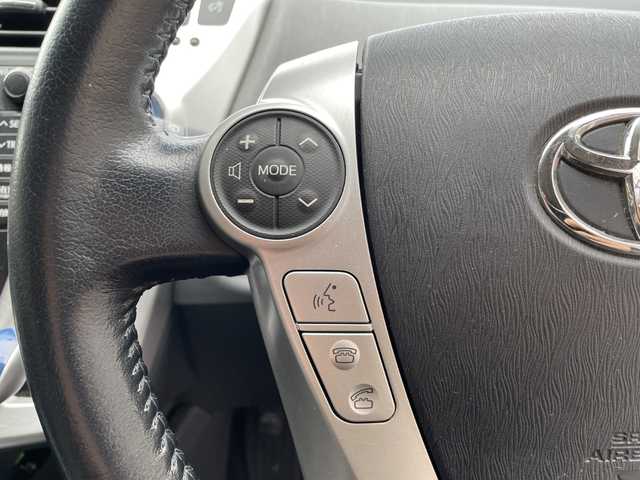 トヨタ プリウス α G ツーリングセレクション 福島県 2012(平24)年 4.9万km ホワイトパールクリスタルシャイン 純正ナビ（CD・DVD・TV）/ドライブレコーダー/ETC/クルーズコントロール/革巻きステアリング/LEDヘッドライト/オートライト/フォグランプ/バックカメラ/AAC/スマートキー