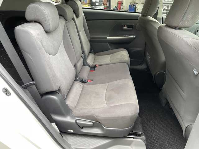 トヨタ プリウス α G ツーリングセレクション 福島県 2012(平24)年 4.9万km ホワイトパールクリスタルシャイン 純正ナビ（CD・DVD・TV）/ドライブレコーダー/ETC/クルーズコントロール/革巻きステアリング/LEDヘッドライト/オートライト/フォグランプ/バックカメラ/AAC/スマートキー