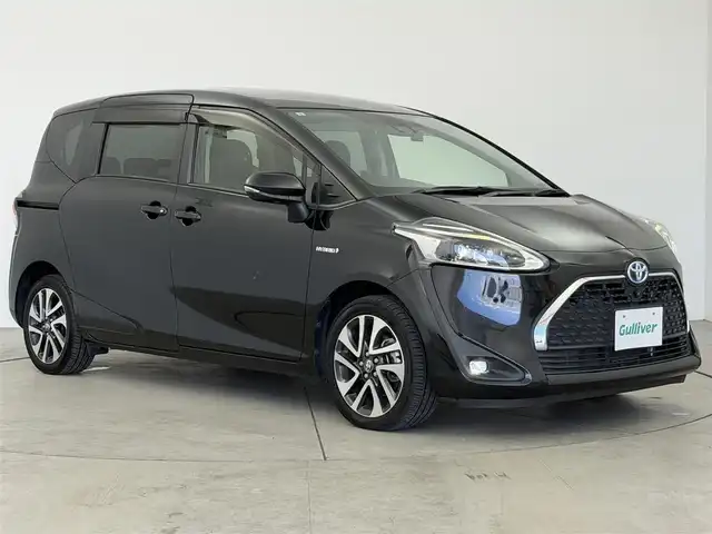 トヨタ シエンタ ハイブリッド G クエロ 愛知県 2019(令1)年 6.3万km ブラックマイカ 純正ナビ/パノラマミックビューモニター/両側パワースライドドア/ETC2.0/純正16インチアルミホイール/クルーズコントロール/LEDヘッドライト/フルセグTV/ドライブレコーダー/ハーフレザーシート/スマートキー/プッシュスタート/電動格納ミラー/Bluetooth/CD/DVD再生