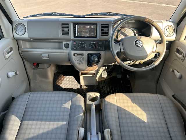 スズキ エブリイ PA 鹿児島県 2008(平20)年 7万km シルキーシルバーメタリック 両側スライドドア/ハロゲンヘッドライト/ＨＤＤミュージックサーバー/　　CD/DVD/BT/純正フロアマット/社外12インチアルミホイール/取扱説明書/記録簿/スペアキー/ベンチシート/フルフラットシート