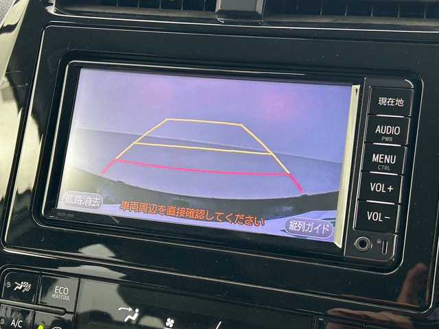 トヨタ プリウス S 福井県 2018(平30)年 6.7万km アティチュードブラックマイカ 純正ナビ　/Bluetooth/フルセグTV/Clazzio黒革調シートカバー/前方ドライブレコーダー/トヨタセーフティセンス　/アダプティブクルーズコントロール　/バックカメラ　/ビルトインETC /オートライト　/前後コーナーセンサー/純正フロアマット/純正フォグ/禁煙車