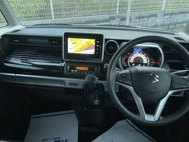 スズキ スペーシア カスタム HYBRID GS 大阪府 2018(平30)年 5.3万km ピュアホワイトP ”(株)IDOMが運営する【じしゃロン堺店】の自社ローン専用車両になります。/こちらは現金またはオートローンご利用時の価格です。自社ローンご希望の方は別途その旨お申付け下さい”