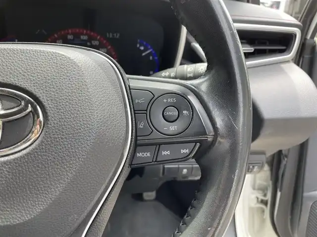 トヨタ カローラ スポーツ ハイブリッドG Z 滋賀県 2018(平30)年 2.8万km ホワイトパールクリスタルシャイン ＴＲＤエアロ/純正ナビ/Bluetooth/フルセグTV/USB/バックカメラ/ETC2.0/BSM/トヨタセーフティセンス/レーダークルーズコントロール/電動パーキング/ブレーキホールド/HUD/デジタルインナーミラー /ステアリングスイッチ/LEDヘッドライト/オートライト/フォグライト/スマートキー/プッシュスタート/純正アルミホイール