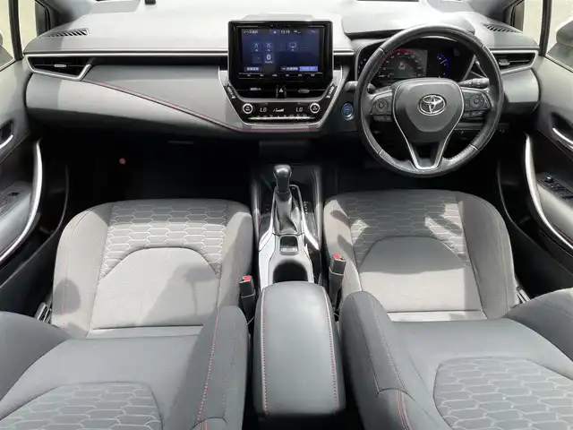 トヨタ カローラ スポーツ ハイブリッドG Z 滋賀県 2018(平30)年 2.8万km ホワイトパールクリスタルシャイン ＴＲＤエアロ/純正ナビ/Bluetooth/フルセグTV/USB/バックカメラ/ETC2.0/BSM/トヨタセーフティセンス/レーダークルーズコントロール/電動パーキング/ブレーキホールド/HUD/デジタルインナーミラー /ステアリングスイッチ/LEDヘッドライト/オートライト/フォグライト/スマートキー/プッシュスタート/純正アルミホイール