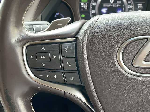 レクサス ＬＳ 500h Iパッケージ 道北・旭川 2018(平30)年 15.7万km ソニッククォーツ ・４ＷＤ/・サンルーフ/・茶革シート/・デジタルインナーミラー/・AC100V/1500Wコンセント/・プレミアムサウンドシステム/・純正２１インチアルミ/・純正ナビ/ＣＤ/ＤＶＤ/ＳＤ/フルセグ/・全方位カメラ////レクサスセーフティシステム＋Ａ////　・プリクラッシュセーフティ/　・ブラインドスポットモニター/　・パーキングサポートアラート/　・フロントクロストラフィックアラート/　・レーントレーシングアシスト/　・アクティブハイビーム/　・レーダークルーズコントロール/　・ロードサインアシスト/　・ドライバー異常時停車支援システム/　・先行車発進告知/・前席パワーシート/・前席シートヒーター/エアシート/メモリーシート/・リアシートヒーター/・リア電動サンシェード/・ヘッドアップディスプレイ/・パドルシフト/・パワートランク/・純正ドライブレコーダー/・スペアカードキー×１/・新車時保証書/取説/・ＥＴＣ