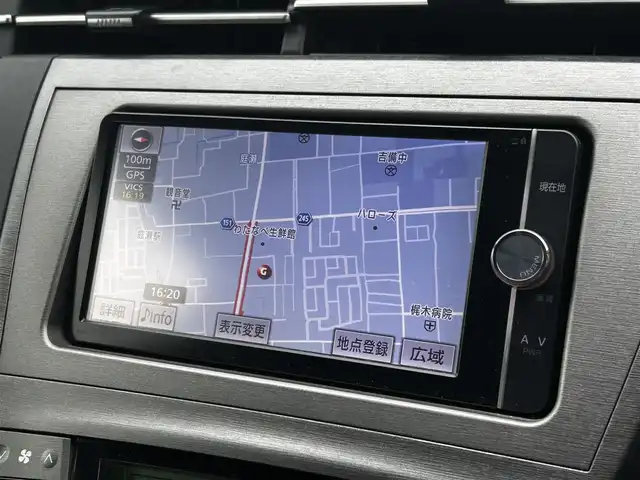 トヨタ プリウス S 鹿児島県 2014(平26)年 5.8万km ホワイトパールクリスタルシャイン DOPナビ　NSZT-W62G/AM/FM/CD/DVD/フルセグTV/BT/オートエアコン/電動格納ミラー/ETC/ステアリングスイッチ/走行モード/リアカメラ/バイキセノン/フォグライト/トノカバー