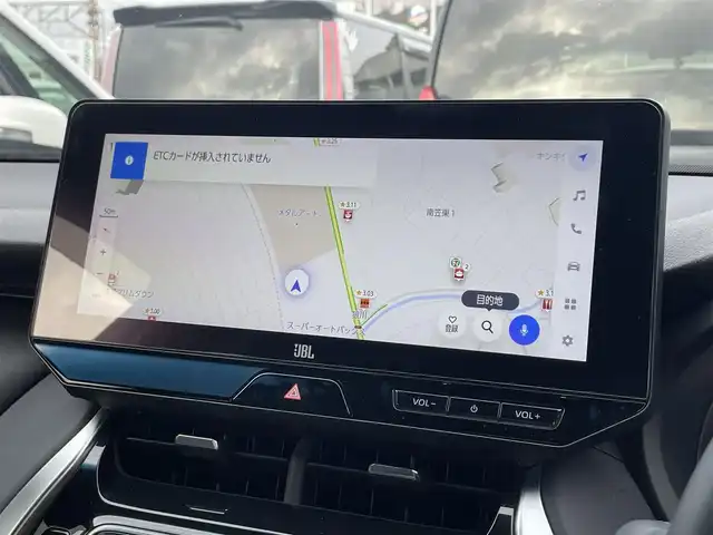 トヨタ ハリアー Z 滋賀県 2023(令5)年 3.3万km プラチナホワイトパールマイカ １２．３インチ純正ナビ/（フルセグTV/Bluetooth/USB/HDMI/Miracast）/Ｆ．Ｓ．Ｂカメラ前後ソナー/運転席パワーシート/ＪＢＬプレミアムサウンド/デジタルインナーミラー/追従型クルーズコントロール/パワーリアゲート/電動パーキングブレーキ/オートハイビーム/MTモード付AT/ハーフレザーシート/ＨＵＤ/ビルトインＥＴＣ