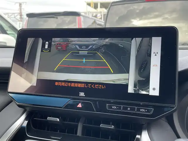 トヨタ ハリアー Z 滋賀県 2023(令5)年 3.3万km プラチナホワイトパールマイカ １２．３インチ純正ナビ/（フルセグTV/Bluetooth/USB/HDMI/Miracast）/Ｆ．Ｓ．Ｂカメラ前後ソナー/運転席パワーシート/ＪＢＬプレミアムサウンド/デジタルインナーミラー/追従型クルーズコントロール/パワーリアゲート/電動パーキングブレーキ/オートハイビーム/MTモード付AT/ハーフレザーシート/ＨＵＤ/ビルトインＥＴＣ