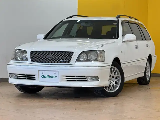 トヨタ クラウン エステート アスリート 群馬県 2007(平19)年 8.5万km ホワイトパールクリスタルシャイン 安全装備/・トラクションコントロール/・オートライト/・自動防眩ミラー/純正メーカーナビ/・AM/FM/CD/カセット/・後付けフルセグTV/パドルシフト/キセノンヘッドライト/フォグランプ/前後ドライブレコーダー/ヒーターミラー/純正ETC/純正フロアマット/純正ドアバイザー/純正16インチアルミホイール/リモコンキー