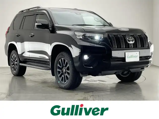 トヨタ ランドクルーザー プラド TX Lパッケージ マットブラED 愛知県 2023(令5)年 1.1万km ブラック 純正９型ＤＡナビ　ムーンルーフ　全方位カメラ　黒革　禁煙　ＥＴＣ２．０　ベンチレーション　シートヒーター　セーフティセンス　衝突軽減　ＢＳＭ　追従クルコン　ＬＥＤオートライト　ルーフレール　電動シート　ヘッドライトウォッシャー　フォグランプ