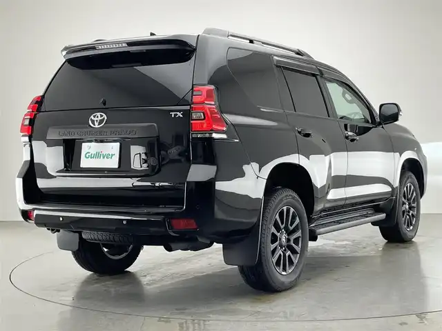 トヨタ ランドクルーザー プラド TX Lパッケージ マットブラED 愛知県 2023(令5)年 1.1万km ブラック 純正９型ＤＡナビ　ムーンルーフ　全方位カメラ　黒革　禁煙　ＥＴＣ２．０　ベンチレーション　シートヒーター　セーフティセンス　衝突軽減　ＢＳＭ　追従クルコン　ＬＥＤオートライト　ルーフレール　電動シート　ヘッドライトウォッシャー　フォグランプ
