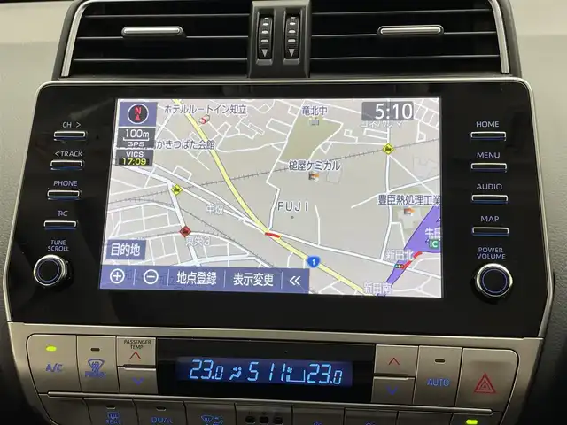 トヨタ ランドクルーザー プラド TX Lパッケージ マットブラED 愛知県 2023(令5)年 1.1万km ブラック 純正９型ＤＡナビ　ムーンルーフ　全方位カメラ　黒革　禁煙　ＥＴＣ２．０　ベンチレーション　シートヒーター　セーフティセンス　衝突軽減　ＢＳＭ　追従クルコン　ＬＥＤオートライト　ルーフレール　電動シート　ヘッドライトウォッシャー　フォグランプ