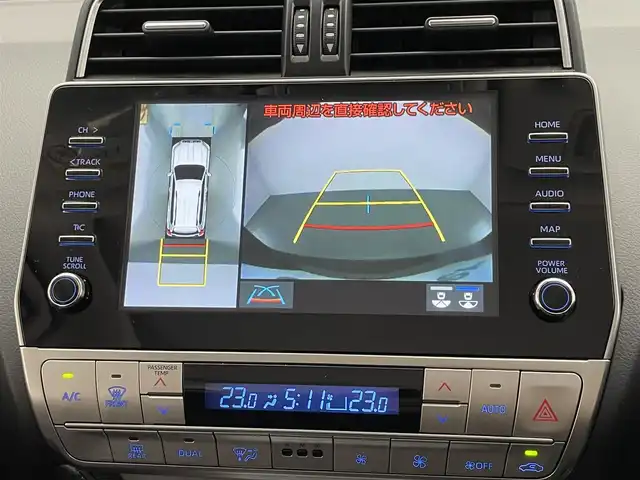 トヨタ ランドクルーザー プラド TX Lパッケージ マットブラED 愛知県 2023(令5)年 1.1万km ブラック 純正９型ＤＡナビ　ムーンルーフ　全方位カメラ　黒革　禁煙　ＥＴＣ２．０　ベンチレーション　シートヒーター　セーフティセンス　衝突軽減　ＢＳＭ　追従クルコン　ＬＥＤオートライト　ルーフレール　電動シート　ヘッドライトウォッシャー　フォグランプ
