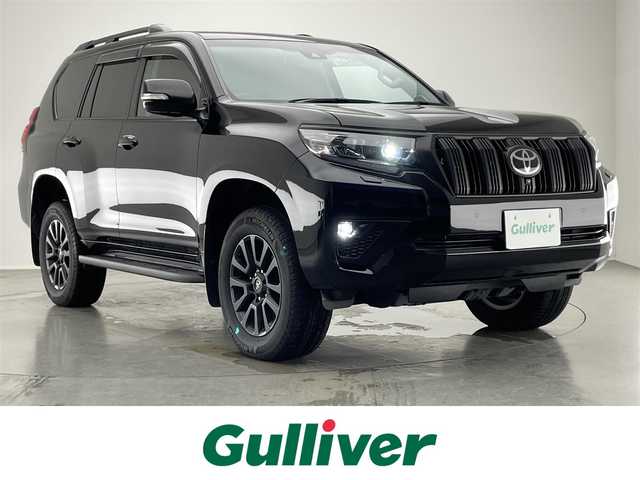 トヨタ ランドクルーザー プラド TX Lパッケージ マットブラED 愛知県 2023(令5)年 1.1万km ブラック 純正９型ＤＡナビ　ムーンルーフ　全方位カメラ　黒革　禁煙　ＥＴＣ２．０　ベンチレーション　シートヒーター　セーフティセンス　衝突軽減　ＢＳＭ　追従クルコン　ＬＥＤオートライト　ルーフレール　電動シート　ヘッドライトウォッシャー　フォグランプ　コーナーセンサー　